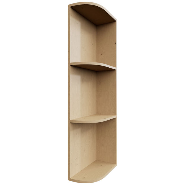 OER636 - Wall - Open End Cabinet - 6 W X 36 H X 12 D - Mocha