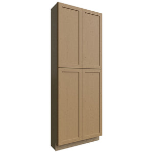 TP361296 - Tall - Pantry Cabinet - 36 W X 96 H X 12 D - Galaxy Mocha