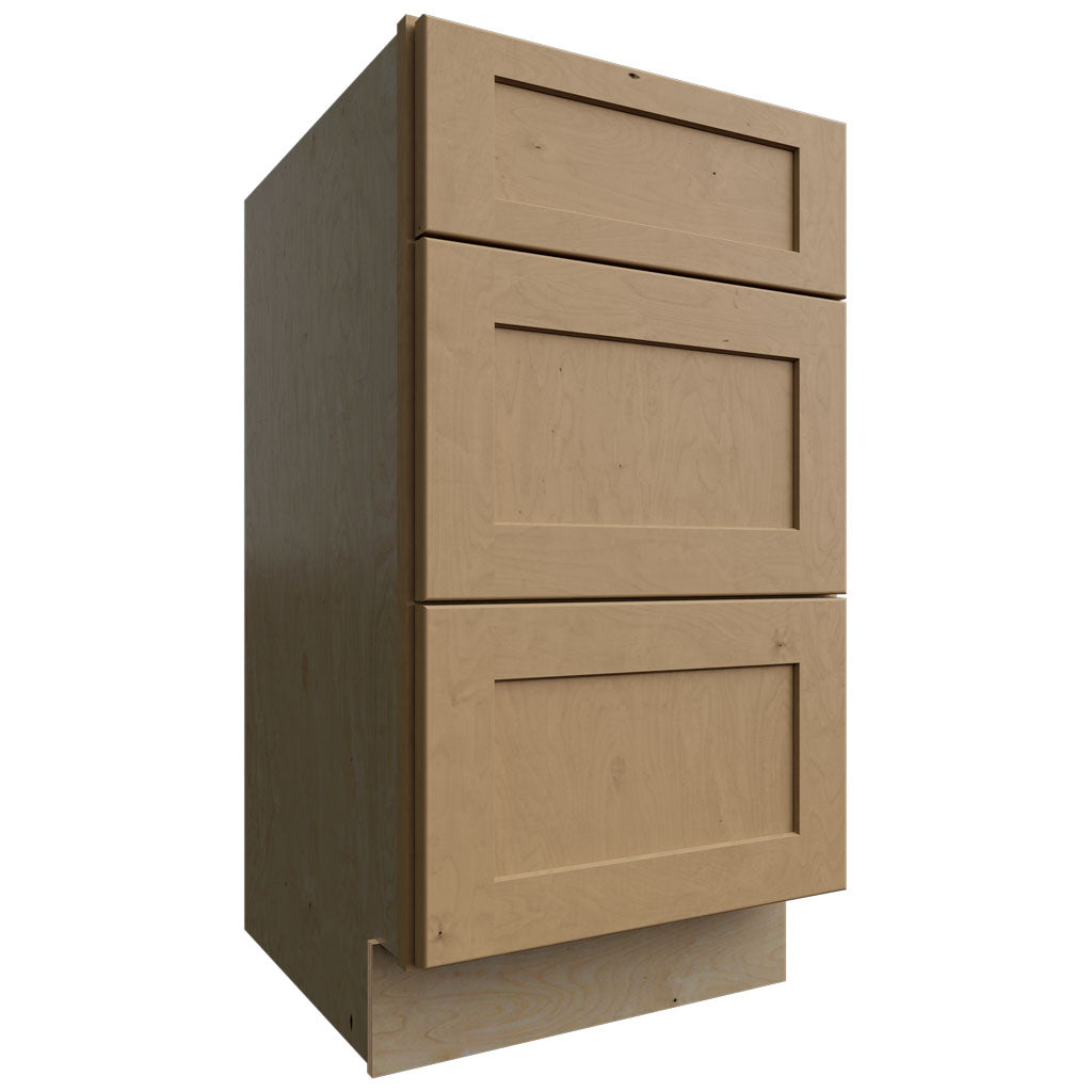 VDB18-34 - Vanity - Drawer Cabinet - 18 W X 34-1 2 H X 21 D - Galaxy Timber