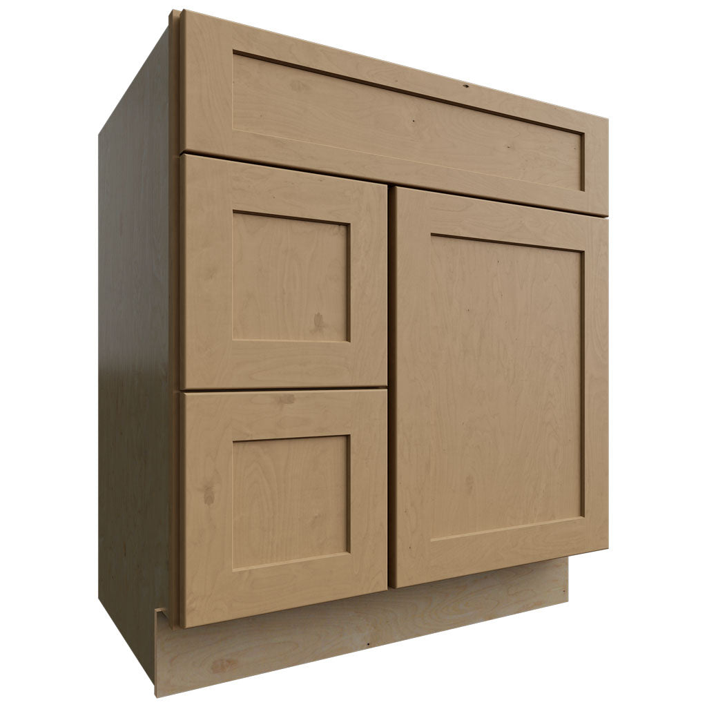 VSD30DL - Vanity - Combo Cabinet - 30 W X 34-1 2 H X 21 D - Galaxy Mocha