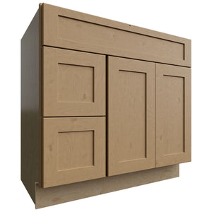 VSD36DL - Vanity - Combo Cabinet - 36 W X 34-1 2 H X 21 D - Galaxy Timber