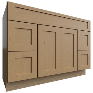 VSD48 - Vanity - Combo Cabinet - 48 W X 34-1 2 H X 21 D - Galaxy Mocha