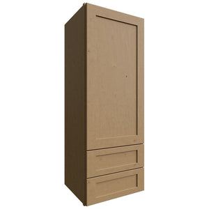 WD1848 - Wall - Drawer Cabinet - 18 W X 48 H X 15 D - Galaxy Mocha