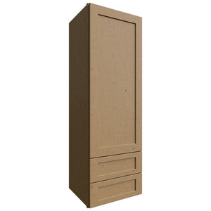 WD1854 - Wall - Drawer Cabinet - 18 W X 54 H X 15 D - Galaxy Mocha