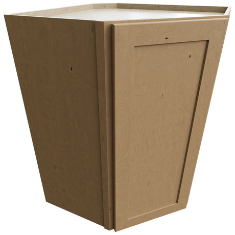 WDC2736 - Wall Corner - Diagonal Cabinet - 27 W X 36 H X 27 D - Galaxy Mocha