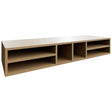 WO366 - Wall - Organizer Rack - 30 W X 6 H X 12 D - Timber