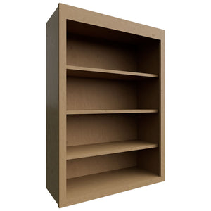 WOS3042 - Wall - Open Shelf - 30 W X 42 H X 12 D - Galaxy Mocha