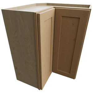 WPC2430 - Wall Corner - Pie Cabinet - 24 W X 30 H X 24 D - Galaxy Mocha