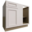 BLB42 45 - Base Corner - Blind Cabinet - 42 W X 34-1 2 H X 24 D - Imperio Dove