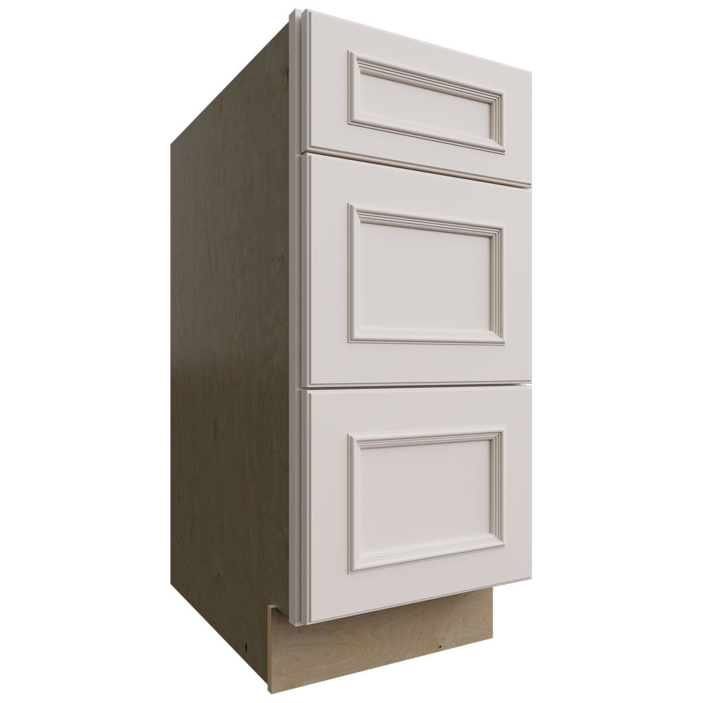 DB15 - Base - 3 Drawers Cabinet - 15 W X 34-1 2 H X 24 D - Imperio Dove