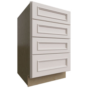 DB21-4 - Base - 4 Drawers Cabinet - 21 W X 34-1 2 H X 24 D - Imperio Dove