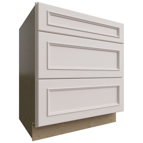 DB30 - Base - 3 Drawers Cabinet - 30 W X 34-1 2 H X 24 D - Imperio Dove