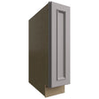 B09FD - Base - Full Door Cabinet - 9 W X 34-1 2 H X 24 D - Imperio Nickel