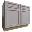 B42 - Base - Standard Cabinet - 42 W X 34-1 2 H X 24 D - Imperio Nickel