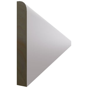 BBM - Base Board Molding - 96 W X 5-1 2 H X 3 4 T - Imperio Nickel