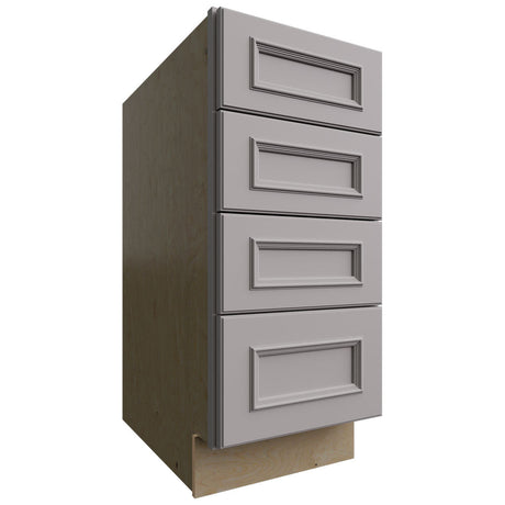 DB15-4 - Base - 4 Drawers Cabinet - 15 W X 34-1 2 H X 24 D - Imperio Nickel