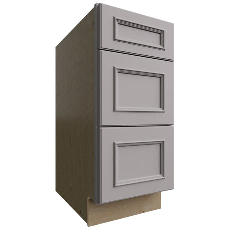 DB15 - Base - 3 Drawers Cabinet - 15 W X 34-1 2 H X 24 D - Imperio Nickel