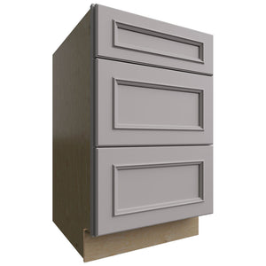 DB21 - Base - 3 Drawers Cabinet - 21 W X 34-1 2 H X 24 D - Imperio Nickel