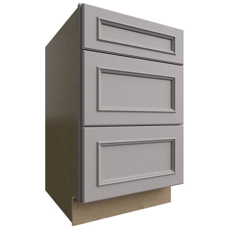 DB21 - Base - 3 Drawers Cabinet - 21 W X 34-1 2 H X 24 D - Imperio Nickel