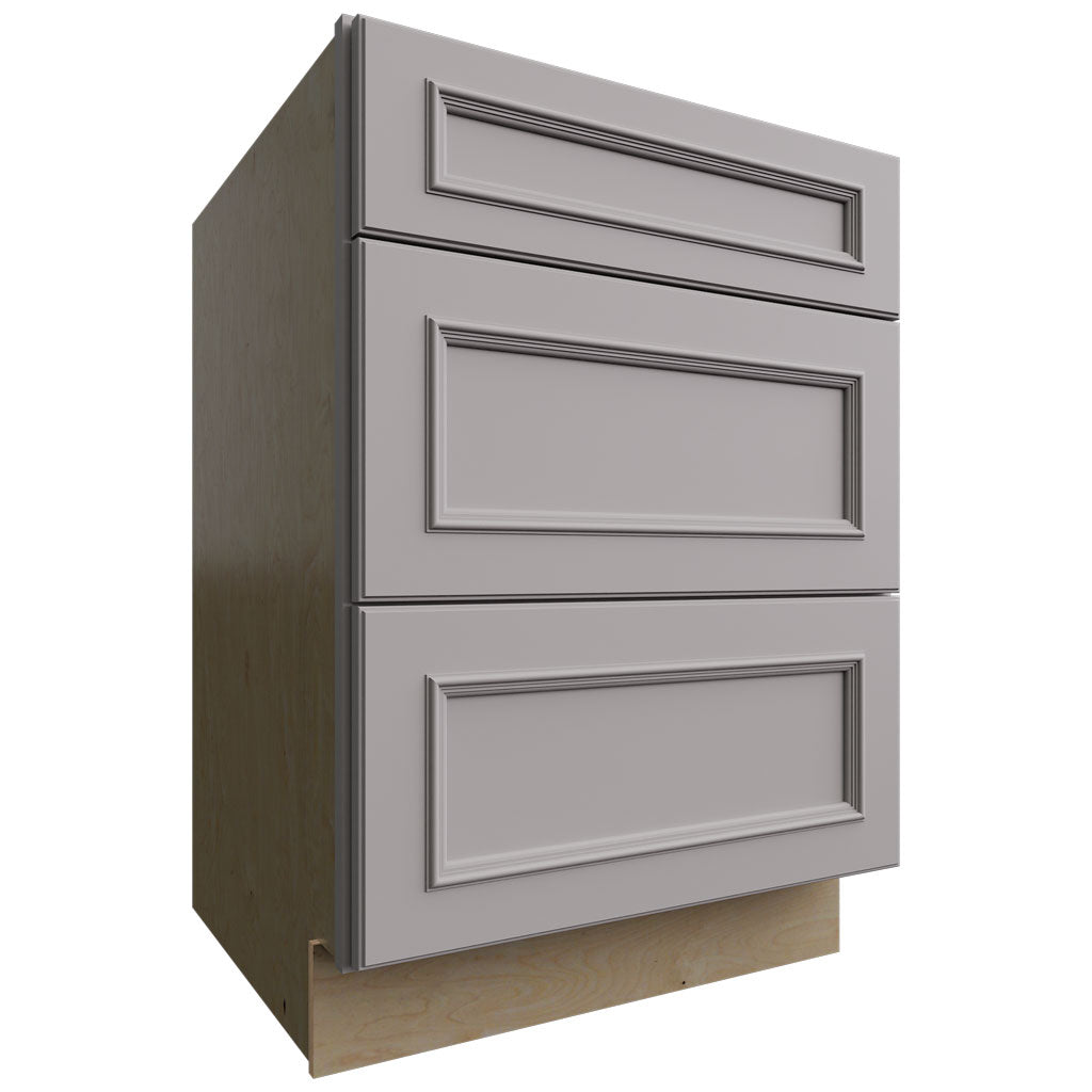 DB24 - Base - 3 Drawers Cabinet - 24 W X 34-1 2 H X 24 D - Imperio Nickel