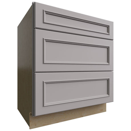 DB30 - Base - 3 Drawers Cabinet - 30 W X 34-1 2 H X 24 D - Imperio Nickel