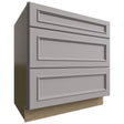 DB33 - Base - 3 Drawers Cabinet - 33 W X 34-1 2 H X 24 D - Imperio Nickel