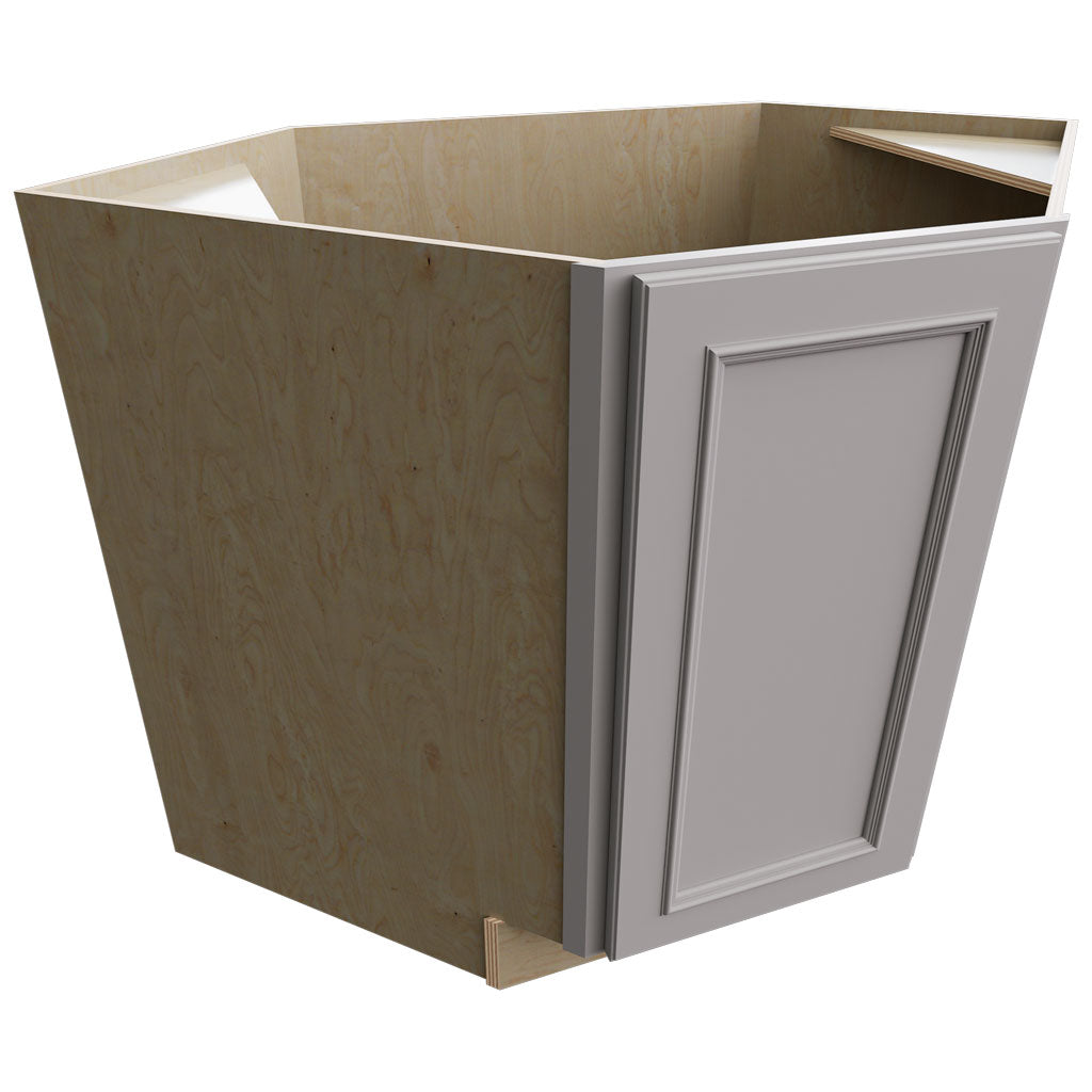 DSB36FD - Base Corner - Diagonal Sink Cabinet - 36 W X 34-1 2 H X 36 D - Imperio Nickel