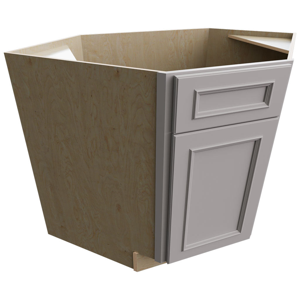 DSB36 - Base Corner - Diagonal Sink Cabinet - 36 W X 34-1 2 H X 36 D - Imperio Nickel