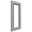 GDW2430 - Wall - Glass Door - 11-3 4 W X 29-1 2 H X 3 4 T - Imperio Nickel