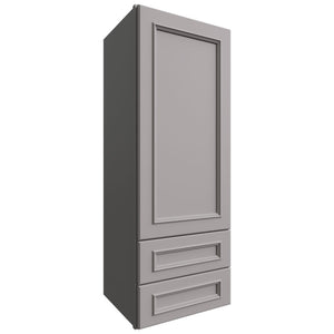 WD1848 - Wall - Drawer Cabinet - 18 W X 48 H X 15 D - Imperio Nickel