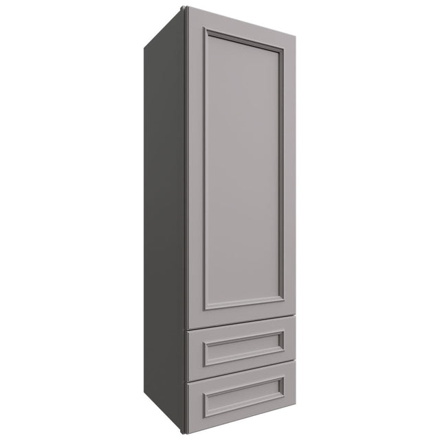 WD1854 - Wall - Drawer Cabinet - 18 W X 54 H X 15 D - Imperio Nickel