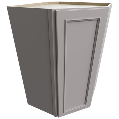 WDC2742 - Wall Corner - Diagonal Cabinet - 27 W X 42 H X 27 D - Imperio Nickel