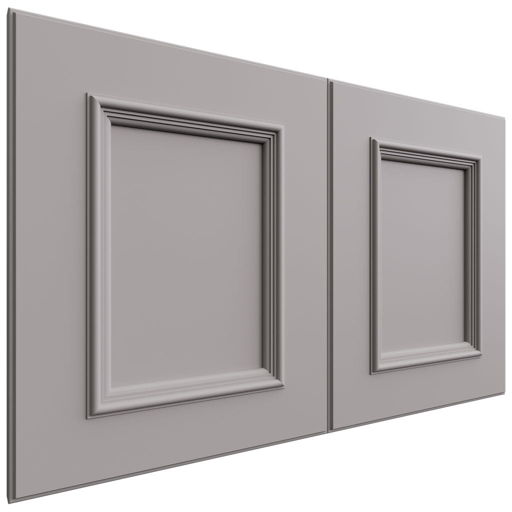 WP-W1524D - Wainscot Panel - 23-1 2 W X 14-1 2 H X 3 4 T - Imperio Nickel