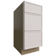 DB15 - Base - 3 Drawers Cabinet - 15 W X 34-1 2 H X 24 D - Luna Dove