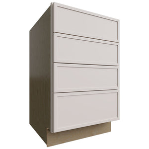 DB21-4 - Base - 4 Drawers Cabinet - 21 W X 34-1 2 H X 24 D - Luna Dove