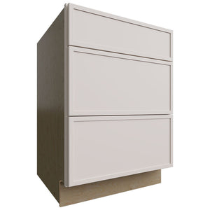 DB24 - Base - 3 Drawers Cabinet - 24 W X 34-1 2 H X 24 D - Luna Dove