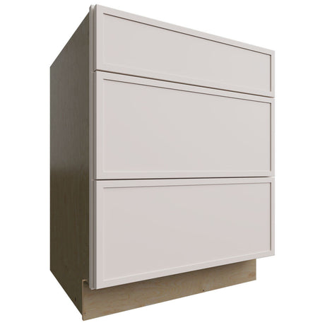 DB27 - Base - 3 Drawers Cabinet - 27 W X 34-1 2 H X 24 D - Luna Dove