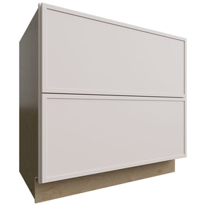 DB36-2 - Base - 2 Drawers Cabinet - 36 W X 34-1 2 H X 24 D - Luna Dove