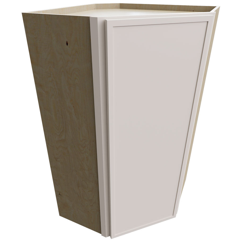 WDC2442 - Wall Corner - Diagonal Cabinet - 24 W X 42 H X 24 D - Luna Dove