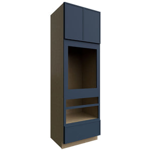 OC3396D - Tall - Oven Cabinet Double - 33 W X 96 H X 24 D - Luna Indigo