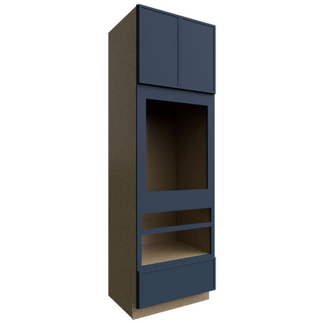 OC3396D - Tall - Oven Cabinet Double - 33 W X 96 H X 24 D - Luna Indigo