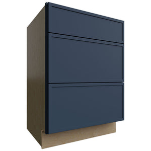 VDB24-34 - Vanity - Drawer Cabinet - 24 W X 34-1 2 H X 21 D - Luna Indigo