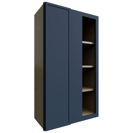 WBC2442 - Wall Corner - Blind Cabinet - 24 W X 42 H X 12 D - Luna Indigo