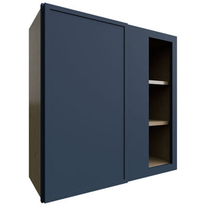 WBC3030 - Wall Corner - Blind Cabinet - 30 W X 30 H X 12 D - Luna Indigo