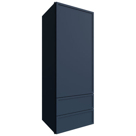 WD1848 - Wall - Drawer Cabinet - 18 W X 48 H X 15 D - Luna Indigo