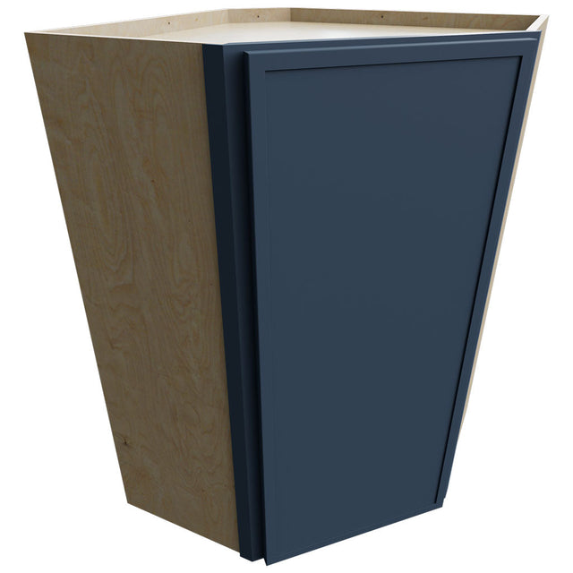 WDC2436 - Wall Corner - Diagonal Cabinet - 24 W X 36 H X 24 D - Luna Indigo