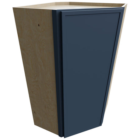 WDC2442 - Wall Corner - Diagonal Cabinet - 24 W X 42 H X 24 D - Luna Indigo