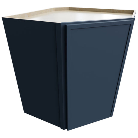 WDC2730 - Wall Corner - Diagonal Cabinet - 27 W X 30 H X 27 D - Luna Indigo