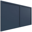 WP-W1524D - Wainscot Panel - 23-1 2 W X 14-1 2 H X 3 4 T - Luna Indigo