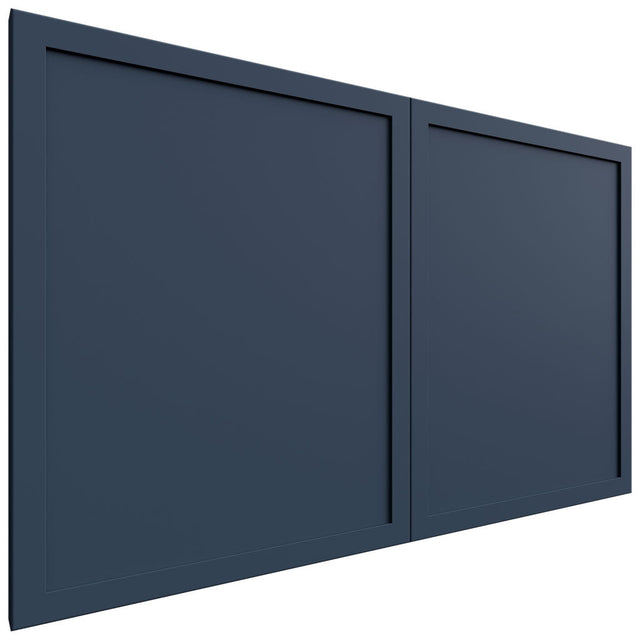 WP-W1524D - Wainscot Panel - 23-1 2 W X 14-1 2 H X 3 4 T - Luna Indigo